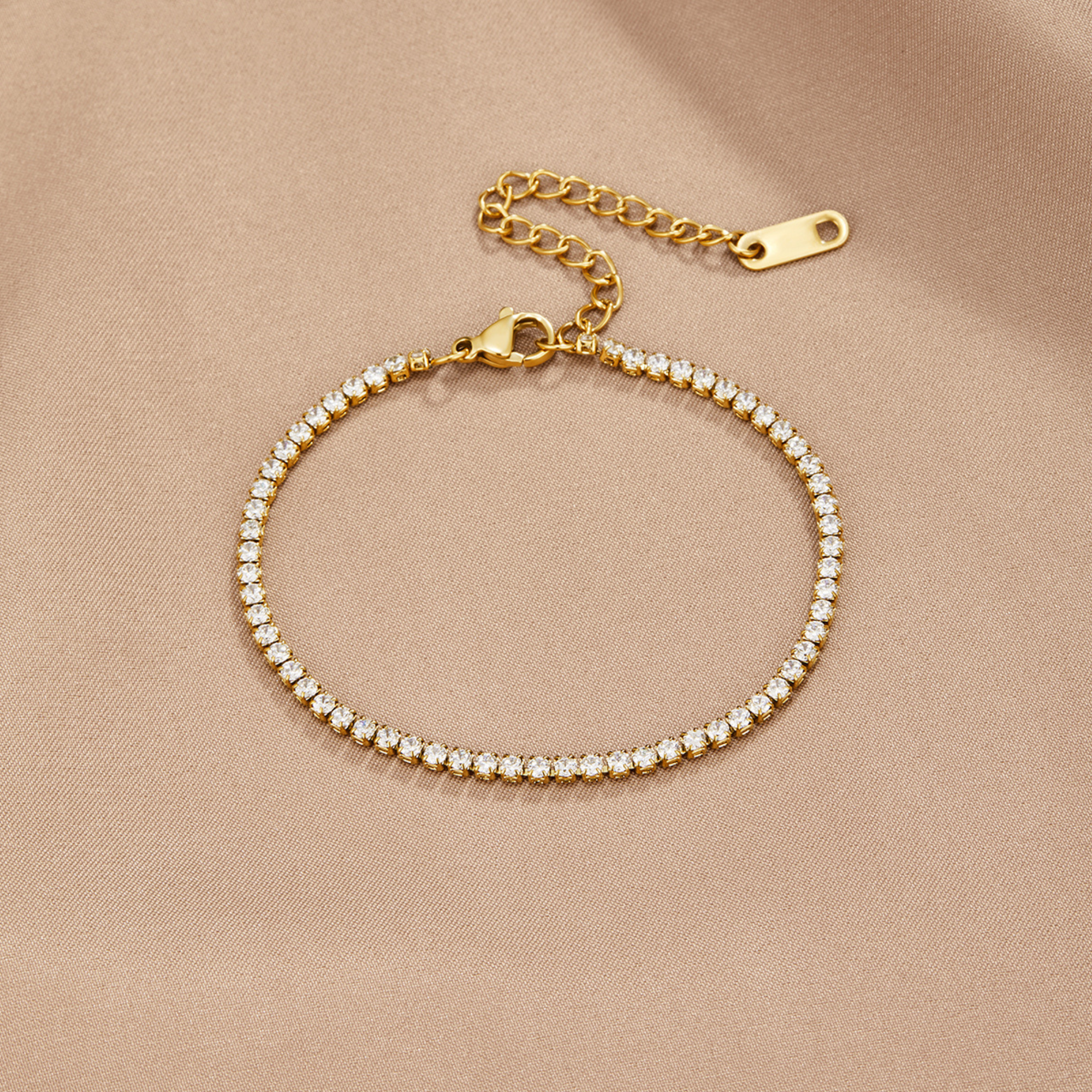 Bracciali da tennis Kordelie Gold