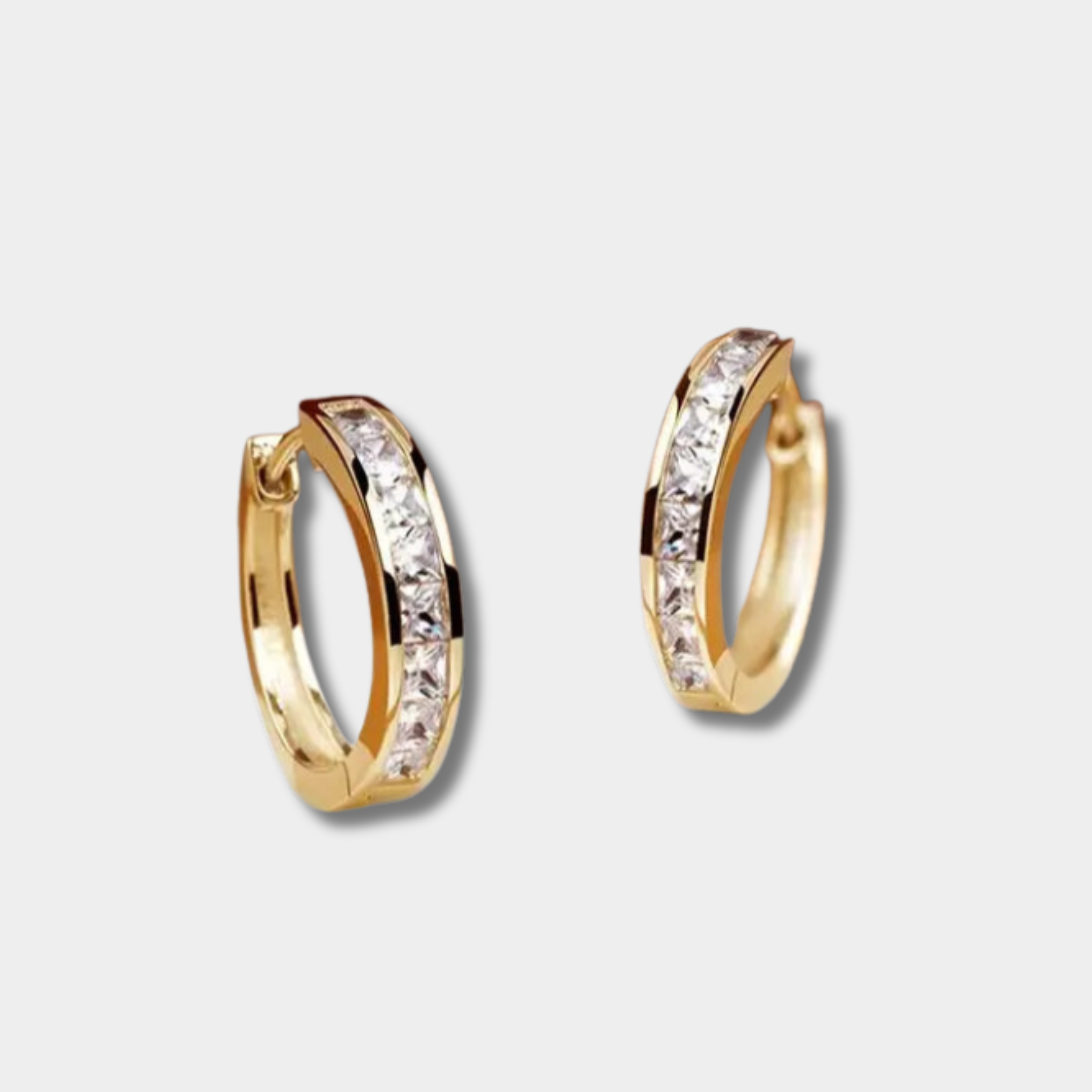 Pavlína - Orecchini eleganti in oro e cristallo