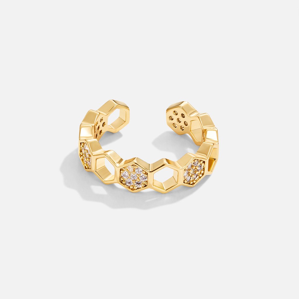 Friedrika – Anello in oro con perle.
